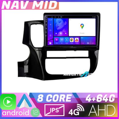 Navigație Mitsubishi Outlander 2014 Android 12, 4GB RAM, 64GB, CarPlay