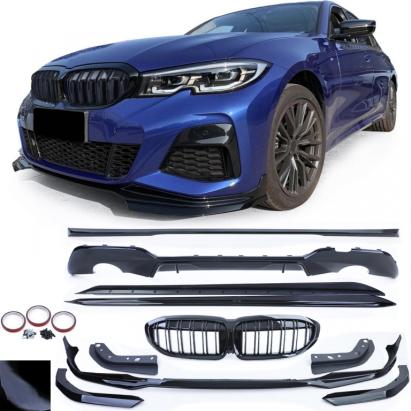 Spoiler, grilă, difuzor, fuste laterale kit de caroserie performant pentru BMW Seria 3 G20 2019-2022 Performance AutoTuning