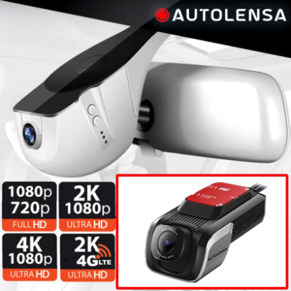 Cameră DVR auto universală 1080p WiFi Autolensa, monitorizare 24/7