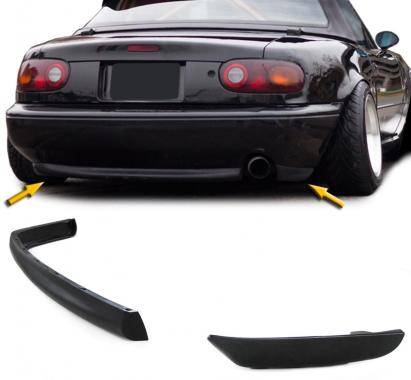 R Style spoiler spate lip diffuser inferior, potrivit pentru bara de protecție Mazda MX5 NA 89-98 Performance AutoTuning