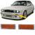 Lentilele de semnalizare fumuriu gri potrivite pentru BMW Seria 3 E30 1989-1993 Performance AutoTuning