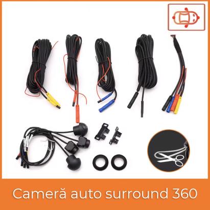 Sistem 4 camere auto 360 pentru navigații Android Lenovo 1080p AHD