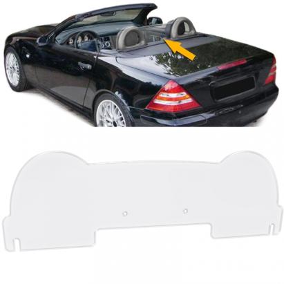 Deflector de vânt premium windschott din sticlă acrilică clară, potrivit pentru Mercedes SLK R170 96-04 Performance AutoTuning