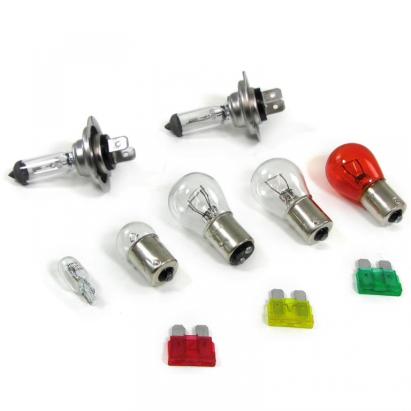 Set de 10 piese cu becuri și siguranțe 12 Volt H7 S25 G18 T10 Performance AutoTuning