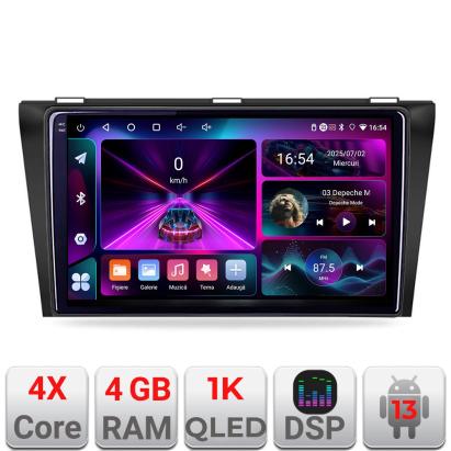 Navigație Mazda 3 2009-2014 Android 13, 4GB RAM, 64GB, ecran 1K InCell