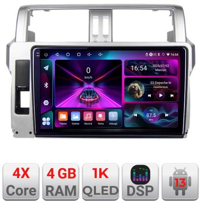 Navigație Android Toyota Land Cruiser Prado J150 2014-2017, 4GB RAM, 64GB