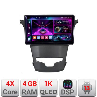Navigație Android SsangYong Korando 2014-2019, 4GB RAM, 64GB, ecran 1K