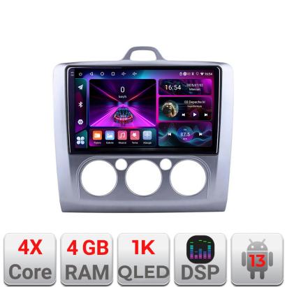 Navigatie Ford Focus 2 Manual A-140-manual  4+64 InCell Display 1K Android Waze USB Navigatie Internet Youtube Radio