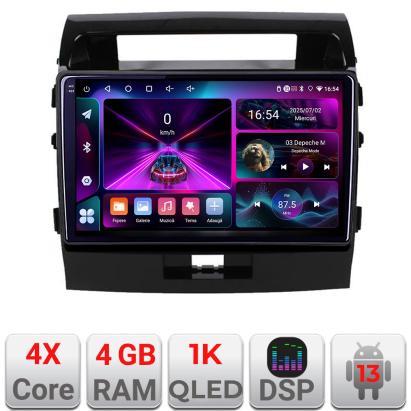 Navigație Toyota Land Cruiser 2008-2015 Android 13, 4GB RAM, 64GB, InCell 1K