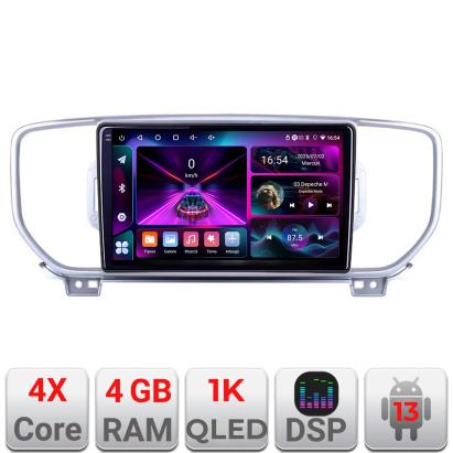 Navigatie Android Kia Sportage 2016-2018, 4GB RAM, 64GB, ecran InCell 1K