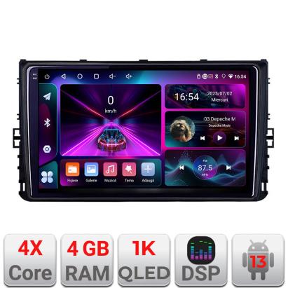 Navigatie Android 13 VW 4GB+64GB cu ecran 1K InCell si DSP