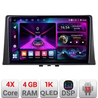 Navigație Android Citroen Berlingo 2019-2021, 4GB RAM, 64GB, ecran 1K