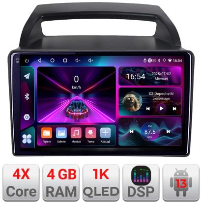 Navigatie Android Kia Carnival 2006-2014, GPS, 4GB RAM, 64GB, ecran InCell 1K
