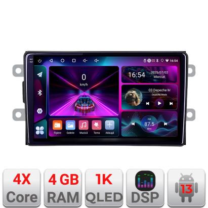 Navigatie Android Dacia 2012+ 4GB RAM 64GB, ecran 1K InCell