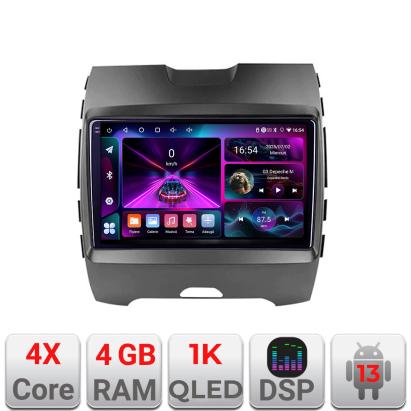 Navigatie Ford Edge 2015-2021 Highline A-edge-high  4+64 InCell Display 1K Android Waze USB Navigatie Internet Youtube Radio