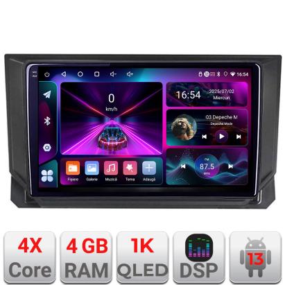 Navigatie Seat Ibiza 2017- A-IBZ  4+64 InCell Display 1K Android Waze USB Navigatie Internet Youtube Radio