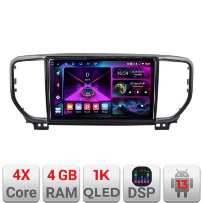 Navigatie Android Kia Sportage facelift 2019, 4GB RAM, 64GB, ecran 1K InCell