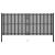 Poartă de gard de grădină, oțel, 400x150 cm, antracit GartenMobel Dekor