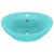 Chiuvetă lux preaplin verde deschis mat 58,5x39cm ceramică oval GartenMobel Dekor