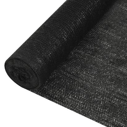 Plasă protecție intimitate, negru, 1,8x10 m, HDPE, 150 g/m² GartenMobel Dekor