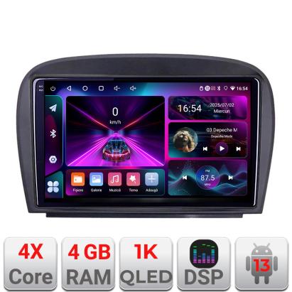Navigație Android Mercedes SL W230 2004-2011, 4GB RAM, 64GB, ecran 1K