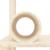 Ansamblu de pisici cu stâlpi din funie de sisal, crem, 136 cm GartenMobel Dekor