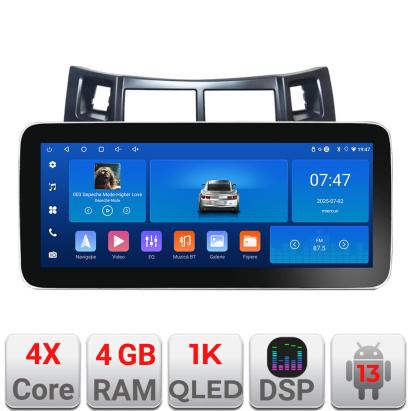 Navigatie Toyota Yaris 2008-2011 K-YARIS08 Edotec 4+64 12.3 inch Incell 1K android Wifi 5Ghz gps internet