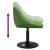 Scaune de bucătărie pivotante, 4 buc., verde deschis, catifea GartenMobel Dekor