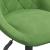 Scaune de bucătărie pivotante, 4 buc., verde deschis, catifea GartenMobel Dekor