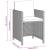 Set mobilier de grădină cu perne, 3 piese, gri, poliratan GartenMobel Dekor