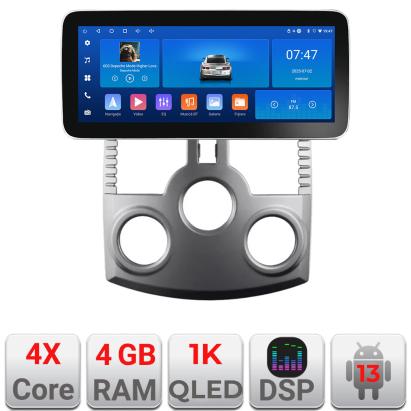 Navigatie Daihatsu Terios 2006-2016 Edotec 4+64 12.3 inch Incell 1K android Wifi 5Ghz gps internet  kit-terios