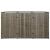Magazie de pubele triplă, gri, 207x80x117 cm, poliratan GartenMobel Dekor