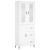 Dulap înalt, alb, 69,5x34x180 cm, lemn compozit GartenMobel Dekor