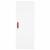 Dulap înalt, alb, 34,5x34x180 cm, lemn prelucrat GartenMobel Dekor