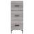 Dulap înalt, gri sonoma, 34,5x34x180 cm, lemn prelucrat GartenMobel Dekor