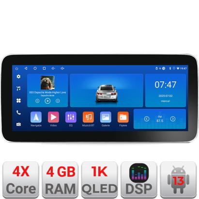 Navigație auto universală 2DIN Edotec 12.3 inch 1K, Android, 4GB RAM, 64GB