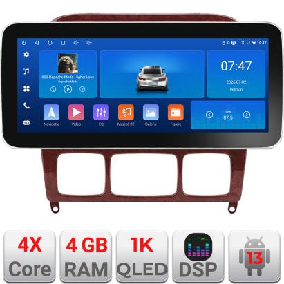 Navigatie Android Mercedes Clasa S W220 1998-2005, 12.3 inch, 4GB+64GB