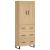 Dulap înalt, stejar sonoma, 69,5x34x180 cm, lemn compozit GartenMobel Dekor