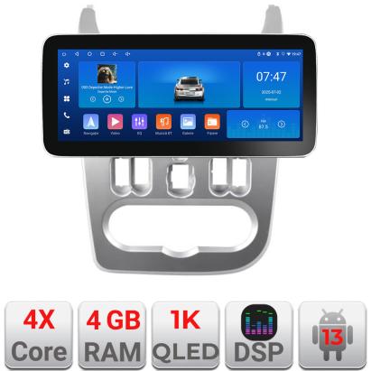 Navigatie Dacia Duster 2010-2012 K-099 Edotec 4+64 12.3 inch Incell 1K android Wifi 5Ghz gps internet