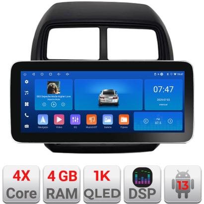 Navigație Android Mitsubishi ASX 2013-2017, 12.3 inch, 4GB+64GB, GPS
