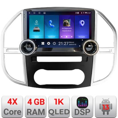 Navigatie Android Mercedes Vito W447 2016+ Edotec 10.5 inch 4GB+64GB