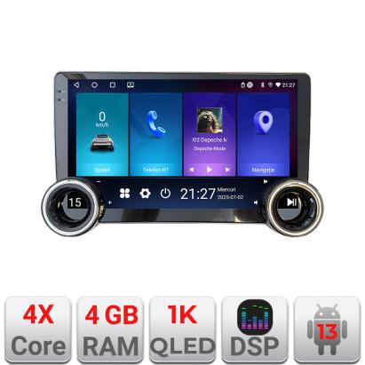Navigatie Android 13 pentru Skoda Superb 2, 10.5 inch, 4GB RAM, 64GB