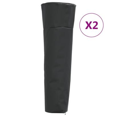 Huse încălzitoare formă piramidă 2 buc. 86x47x241cm Oxford 420D GartenMobel Dekor