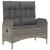 Set mobilier de grădină cu perne, 4 piese, gri, poliratan GartenMobel Dekor