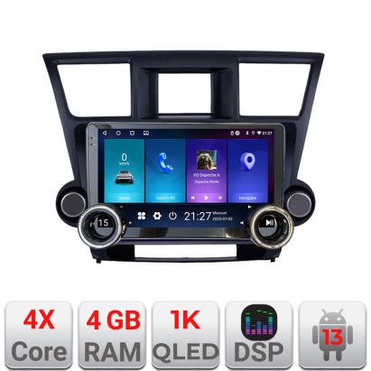 Navigație Toyota Highlander 2007-2013 Edotec 10.5 inch Android 4GB+64GB