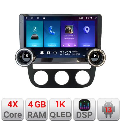 Navigatie VW Golf 5 2004-2010 10.5 inch Android 13 4GB+64GB pentru clima automata