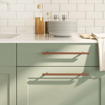 Mânere de dulap, 20 buc., bronz, 224 mm, oțel inoxidabil GartenMobel Dekor