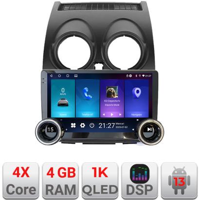 Navigatie Nissan Qashqai Kit-499 Edotec  4+64 10.5 inch Incell 1K android Wifi 5Ghz gps internet