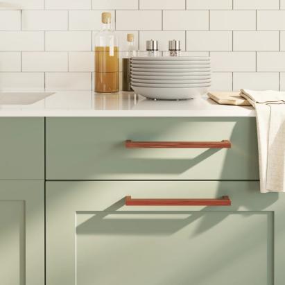 Mânere de dulap, 20 buc., bronz, 224 mm, oțel inoxidabil GartenMobel Dekor