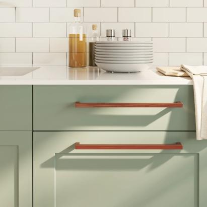 Mânere de dulap, 20 buc., bronz, 320 mm, oțel inoxidabil GartenMobel Dekor